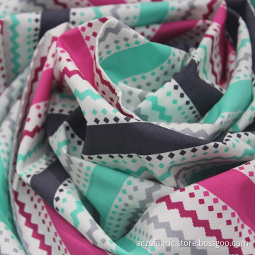 Custom Printed Poplin 100% Cotton Fabric for Garment